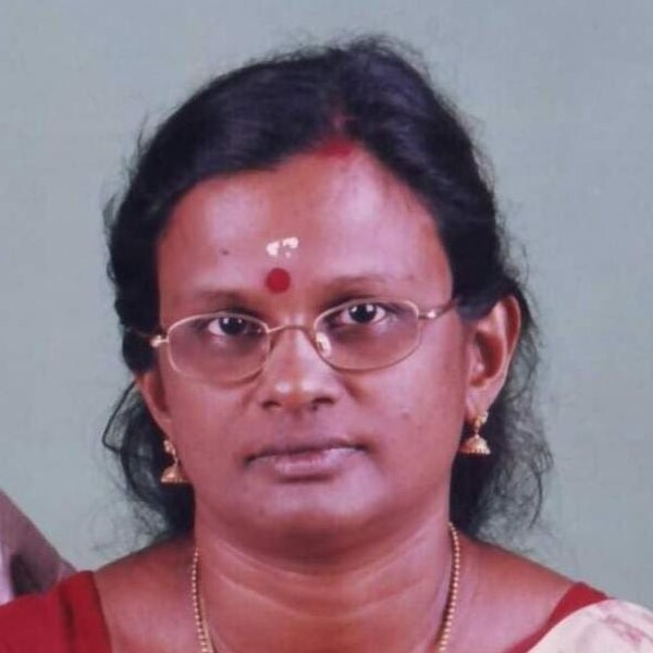 Vasanthakumary. M.K, member of the Dr. Vimi P.S. Memorial Charitable Society core team