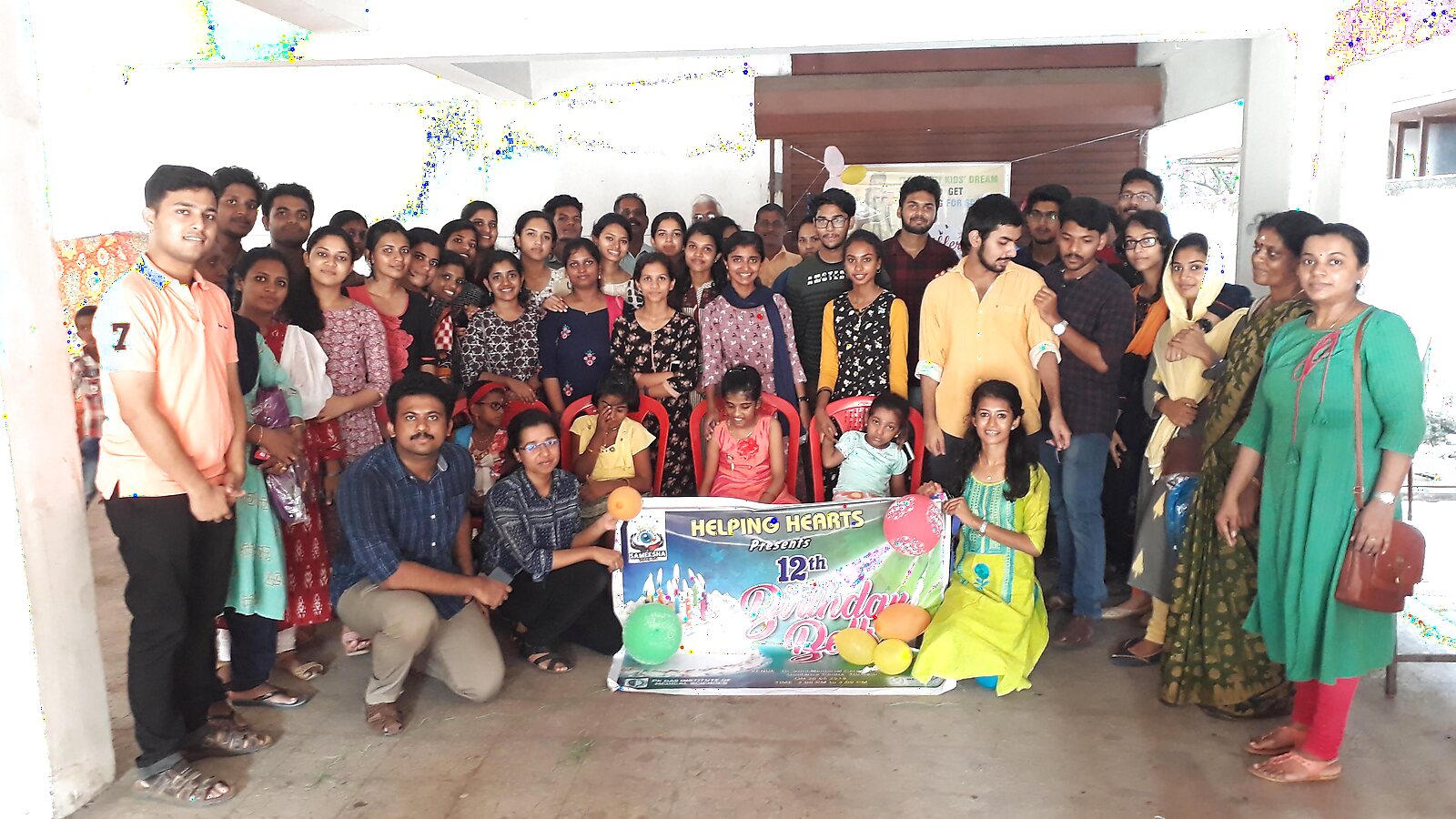 Members, volunteers and families of the Society together at a Helping Hearts gathering