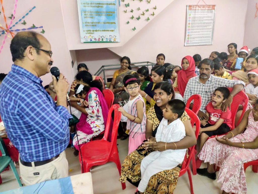 An awareness talk for children and their parents at the guidance centre